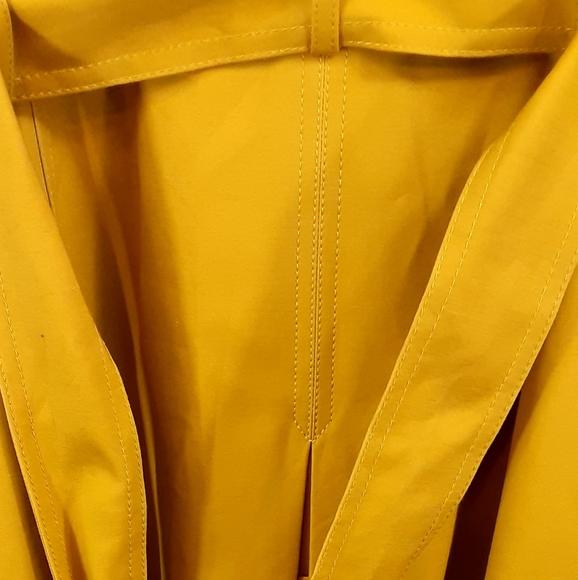NWOT Hobbs Mustard Yellow Trench Coat - Picture 5 of 16
